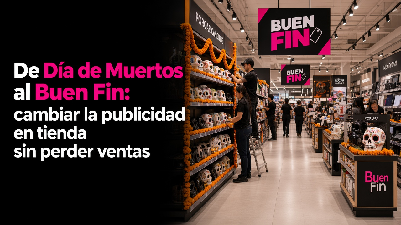 De Día de Muertos al Buen Fin: cambiar la publicidad en tienda sin perder ventas